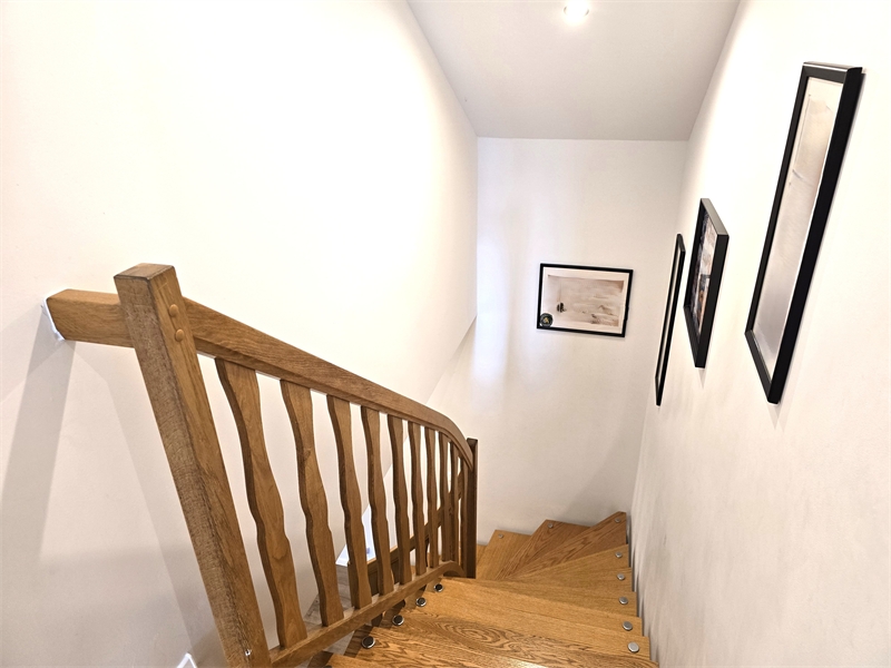 Treppe vom EG in das DG Terrassenwohnung Westerkappeln