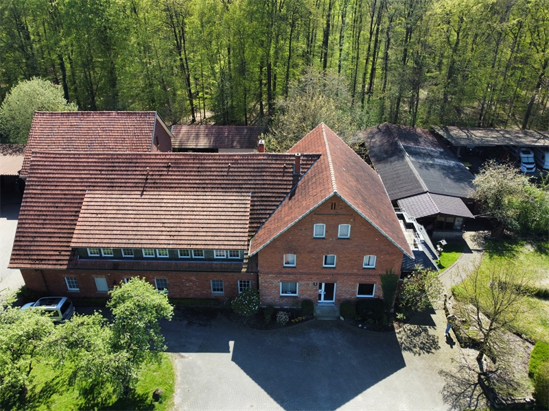 Haupthaus und Tenne Vorderansi Wohn- / Gesch�ftshaus Bad Iburg