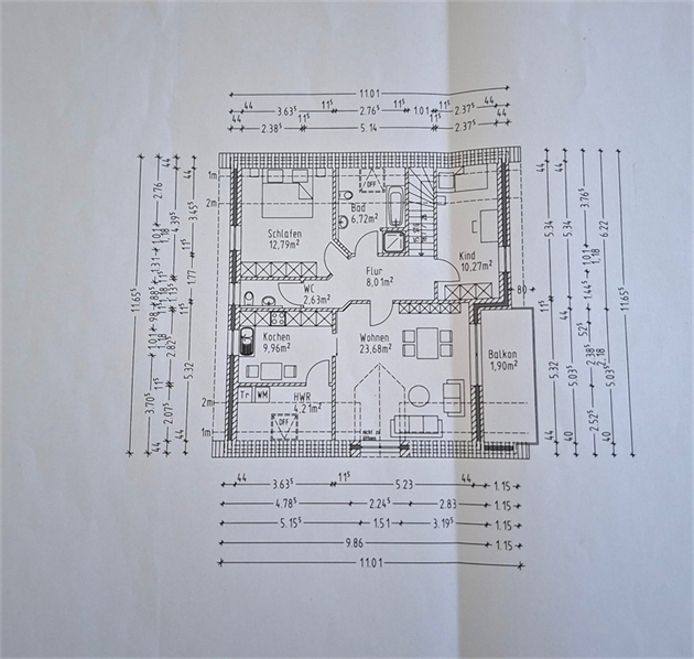 Grundriss Dachgeschoss Einfamilienhaus Lengerich
