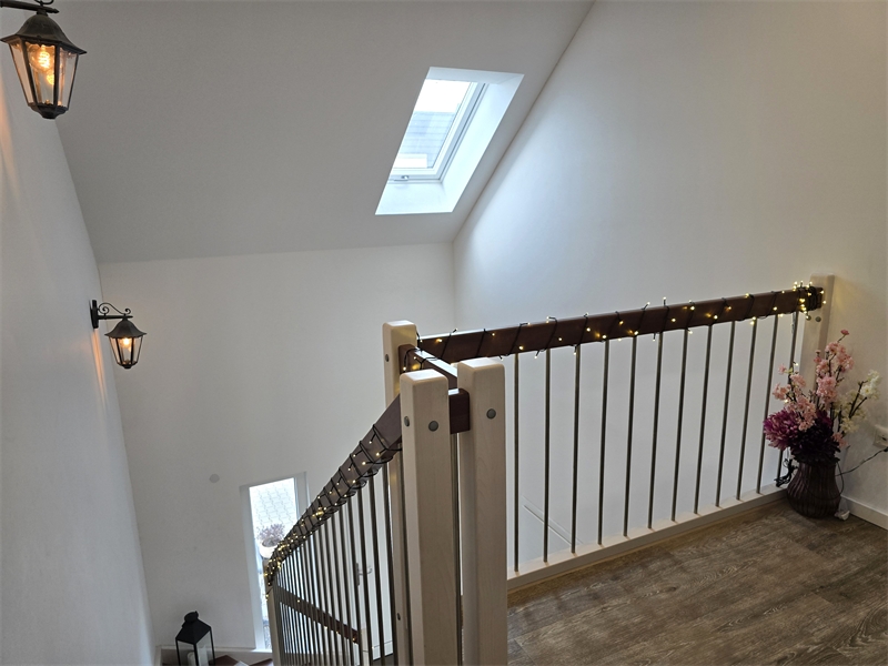 Blick von oben Einfamilienhaus Westerkappeln