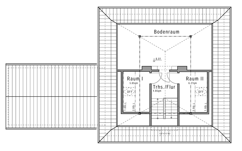 Grundriss Dachgeschoss Zweifamilienhaus Osnabr�ck