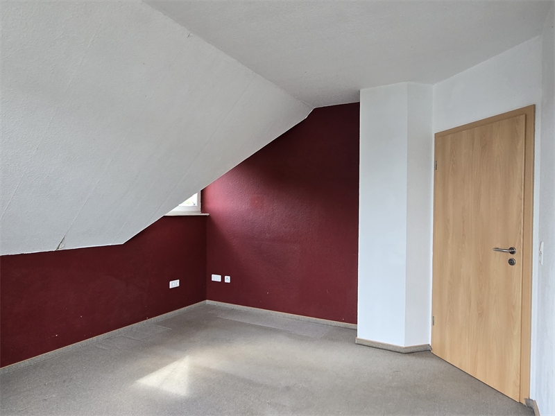 Blick in einen Schlafraum Einfamilienhaus Westerkappeln