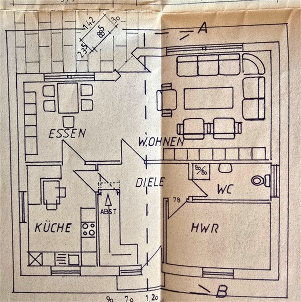 Grundriss Erdgeschoss Einfamilienhaus Westerkappeln