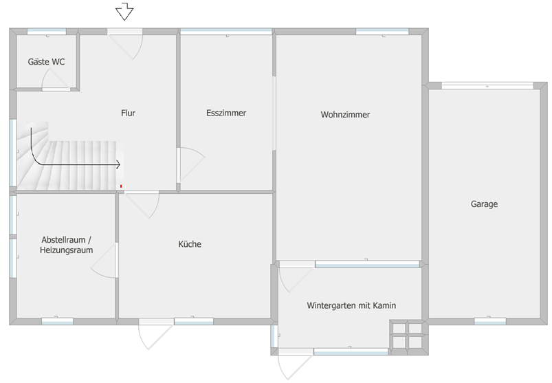Grundriss Erdgeschoss Einfamilienhaus Lotte