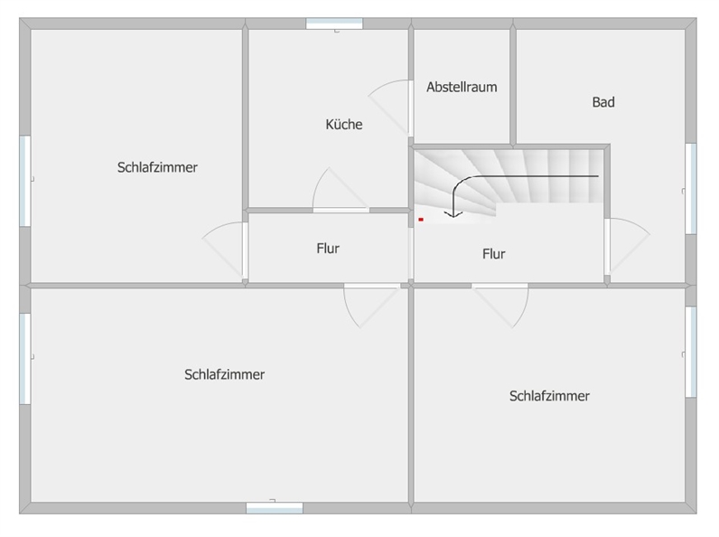 Grundriss Dachgeschoss Einfamilienhaus Bramsche