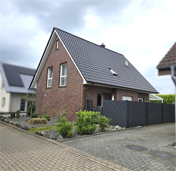 Strassenansicht Einfamilienhaus Westerkappeln