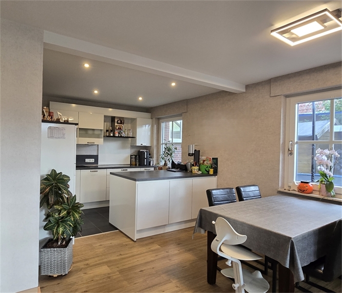 Blick in die K�che Terrassenwohnung Westerkappeln