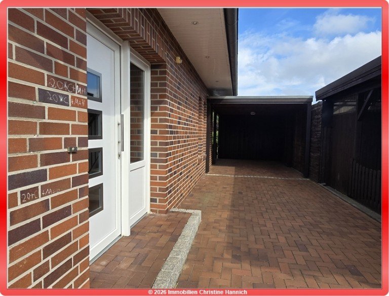 Ansicht zur Eingangst�r und zu Westerkappeln - Westerkappeln Einfamilienhaus Platz f�r die ganze Familie - Attraktives Einfamilienhaus in beliebter Wohnlage