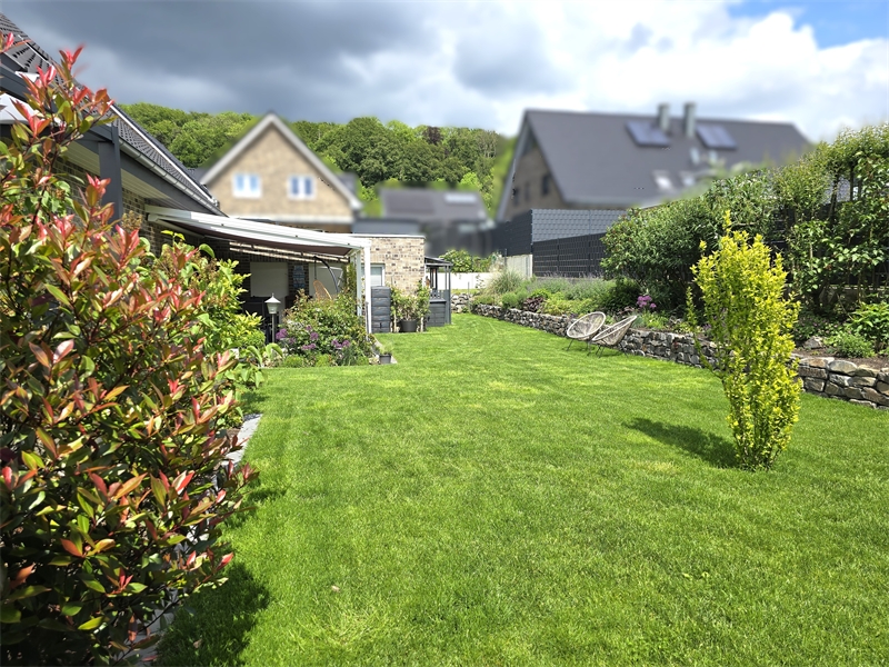 Gartenansicht Einfamilienhaus Lengerich