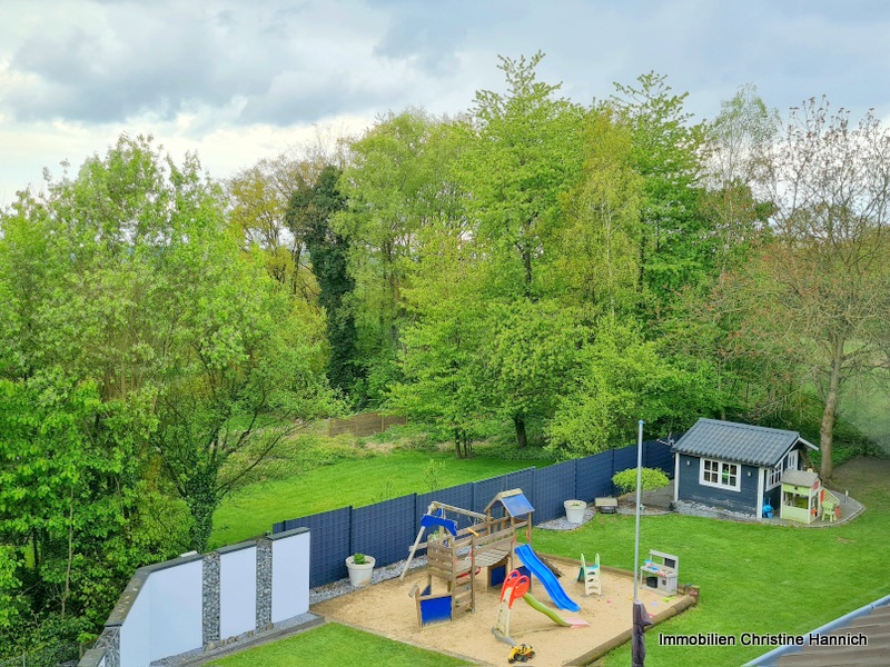 Blick in den Garten Reihenendhaus Ibbenb�ren