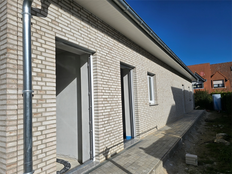 Geb�ude R�ckansicht Terrassenwohnung Mettingen
