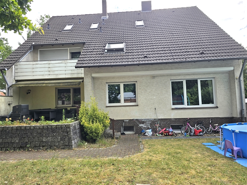 R�ckansicht Mehrfamilienhaus Osnabr�ck