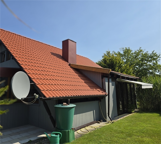 Gartenseite der Immobilie Einfamilienhaus Rieste