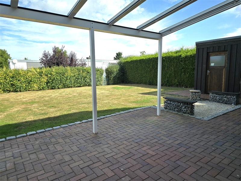 Die �berdachte Terrasse Einfamilienhaus Westerkappeln