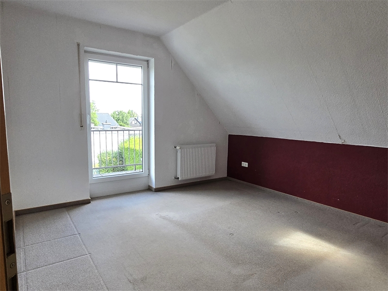 Blick in einen Schlafraum Einfamilienhaus Westerkappeln