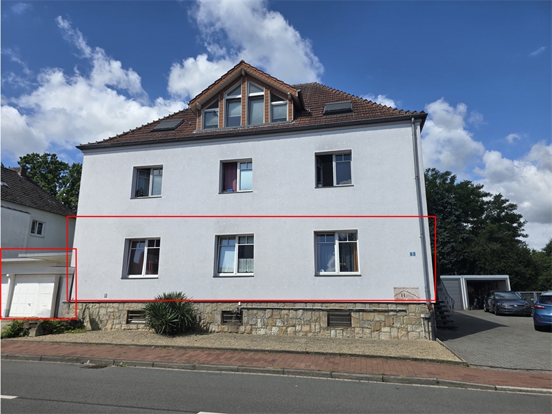 Au�enansicht ETW im Erdgescho Erdgeschosswohnung Westerkappeln