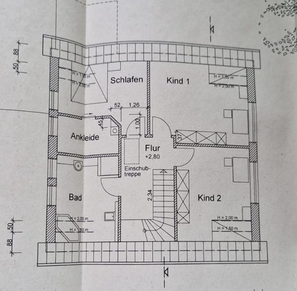 Grundriss Dachgeschoss Einfamilienhaus Ibbenb�ren