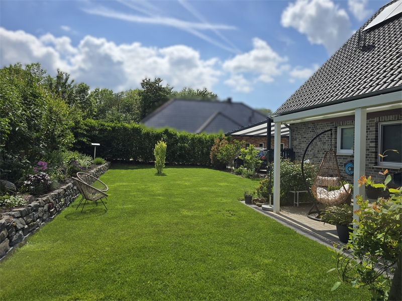 Gartenansicht Einfamilienhaus Lengerich