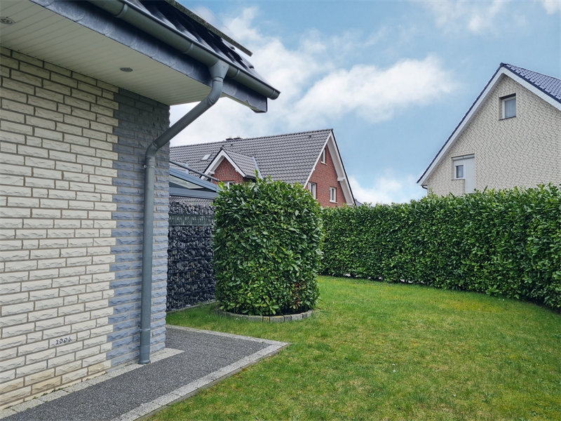 Blick in den Garten Einfamilienhaus Ibbenb�ren