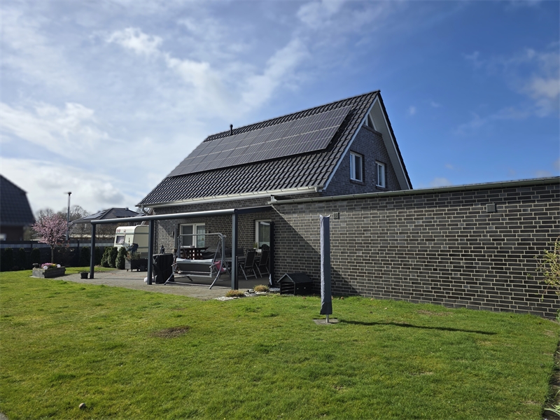 Terrasse und Garten Einfamilienhaus Rieste