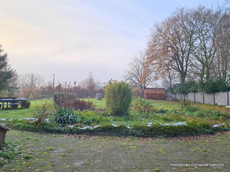 Blick zum Grundst�ck Einfamilienhaus Ibbenb�ren