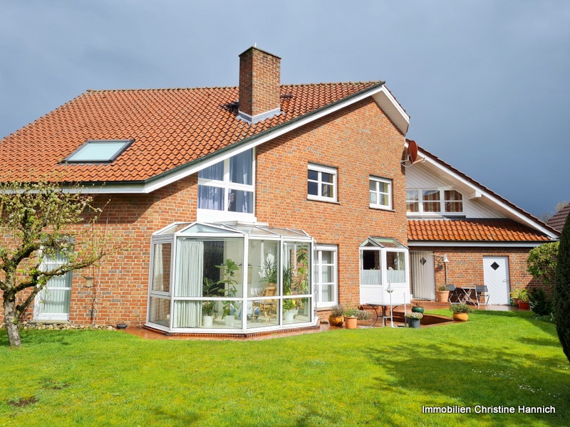 Gartenseite Einfamilienhaus Recke