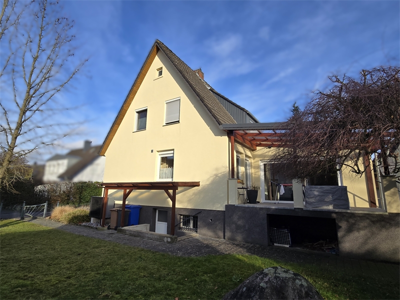 Ansicht Westseite Einfamilienhaus Lotte