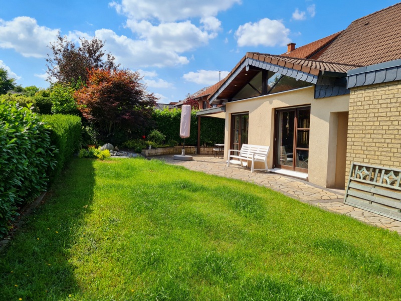 Gartenansicht Anbau Einfamilienhaus Mettingen