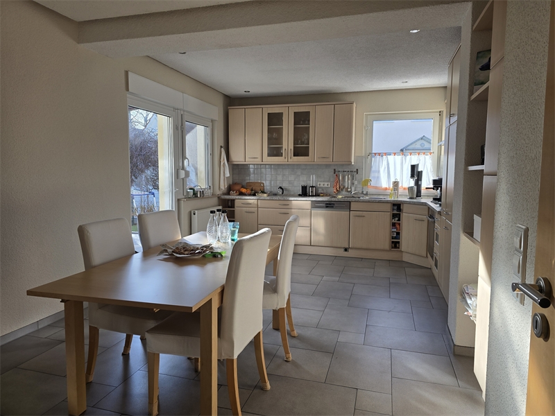 Die Wohnk�che mit EBK Einfamilienhaus Lotte