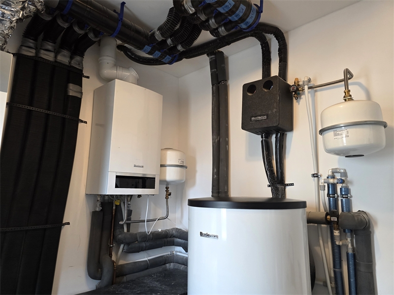 Technikraum mit Heizungsanlage Einfamilienhaus Westerkappeln