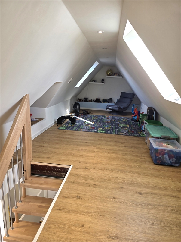 Blick in das Spielzimmer Terrassenwohnung Westerkappeln