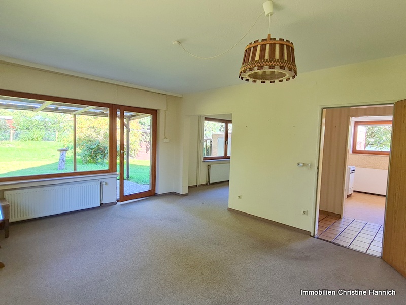 Blick in den Wohn-Essbereich Einfamilienhaus Bramsche