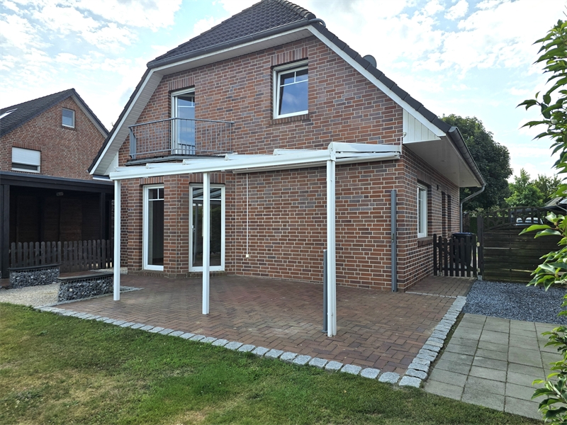 Die �berdachte Terrasse Einfamilienhaus Westerkappeln