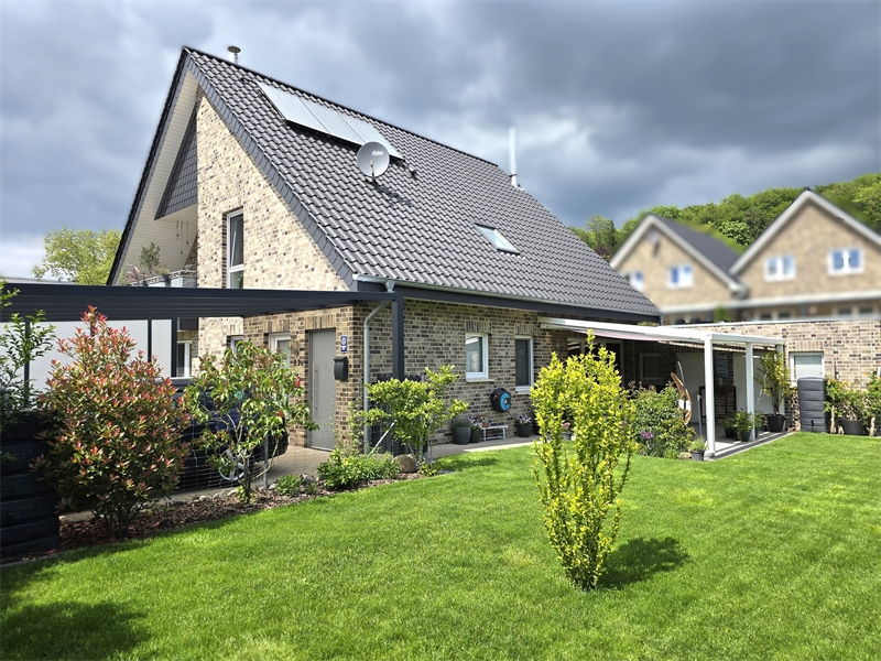 Gartenansicht Einfamilienhaus Lengerich
