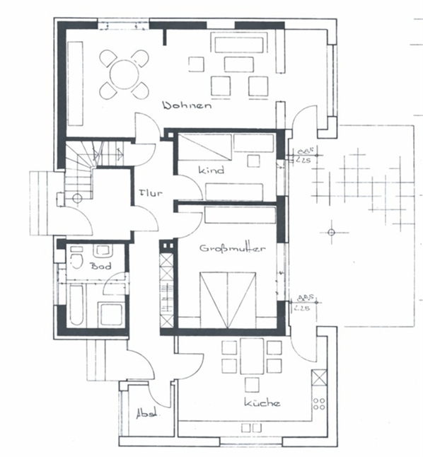 Grundriss EG Einfamilienhaus Lengerich