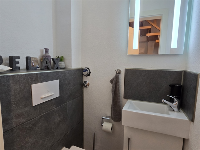 G�ste-WC Terrassenwohnung Westerkappeln