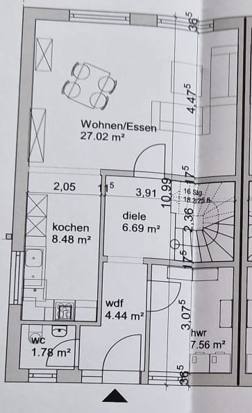Grundriss EG Einfamilienhaus Ibbenb�ren