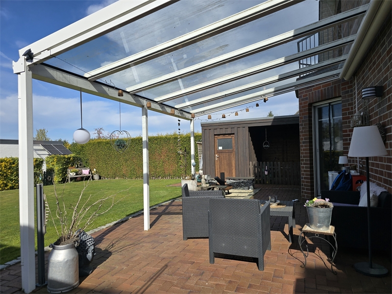 Die �berdachte Terrasse Einfamilienhaus Westerkappeln