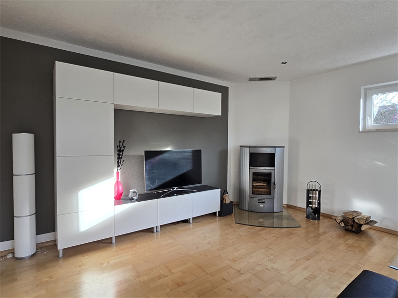 Blick in den Wohnbereich mit K Einfamilienhaus Lotte