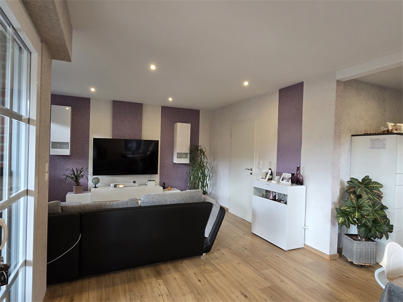 Blick in die Wohnecke Terrassenwohnung Westerkappeln