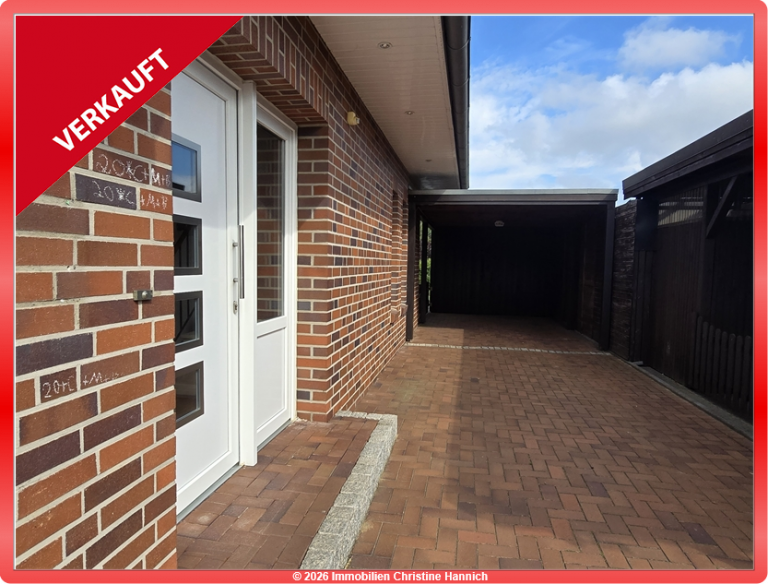 Ansicht zur Eingangst�r und zu Westerkappeln - Westerkappeln Einfamilienhaus VERKAUFT! Platz f�r die ganze Familie - Attraktives Einfamilienhaus in beliebter Wohnlage