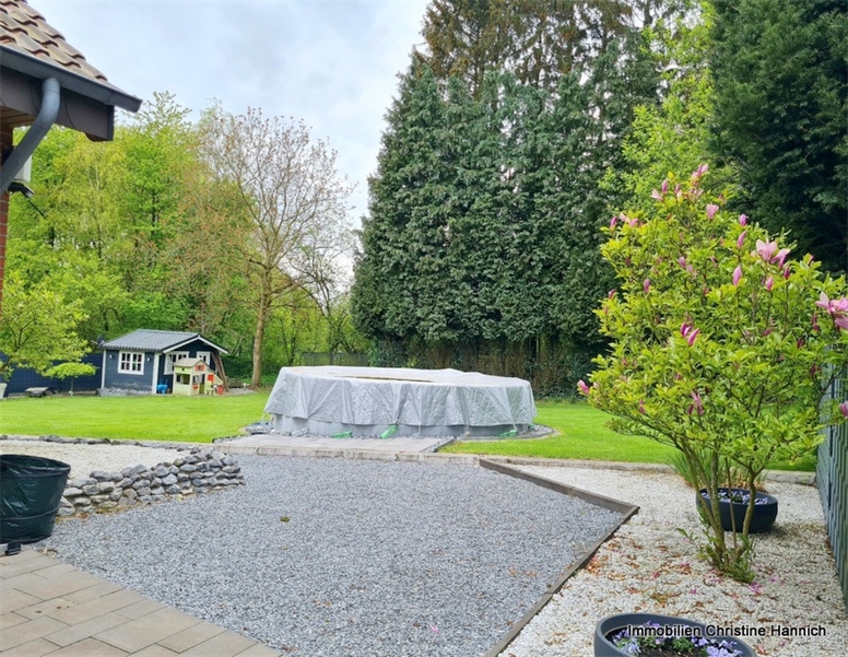 Blick in den Garten Reihenendhaus Ibbenb�ren