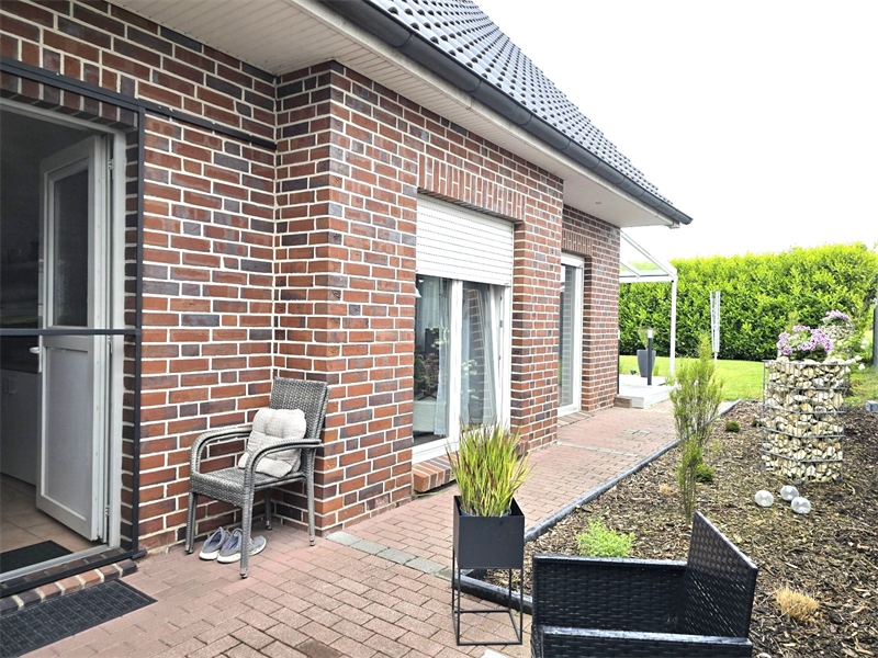 Blick zum Garten - Ausgang HWR Einfamilienhaus Westerkappeln