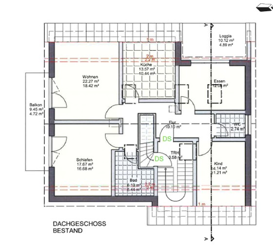 DG Grundriss Mehrfamilienhaus Osnabr�ck
