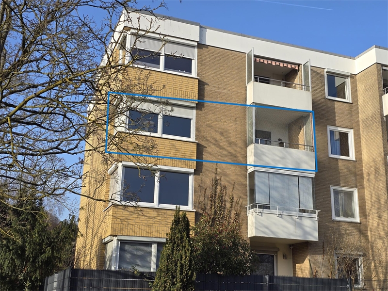 Nah Ansicht Geb�uder�ckseite L Etagenwohnung Osnabr�ck