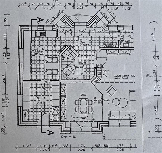 Grundriss EG Einfamilienhaus Westerkappeln