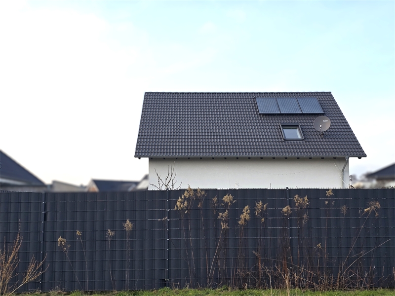 Grundst�cksr�ckseite Einfamilienhaus Westerkappeln