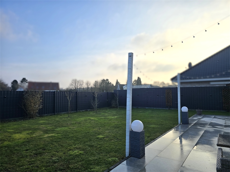 Blick von der Terrasse in den Einfamilienhaus Westerkappeln