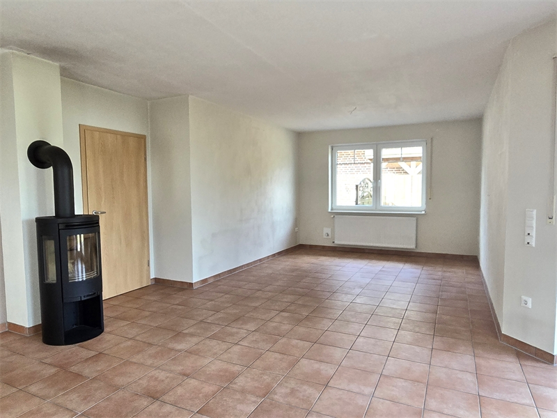 Wohn-Essbereich mit Kaminofen Einfamilienhaus Westerkappeln