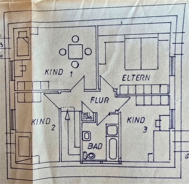 Grundriss Dachgeschoss Einfamilienhaus Westerkappeln